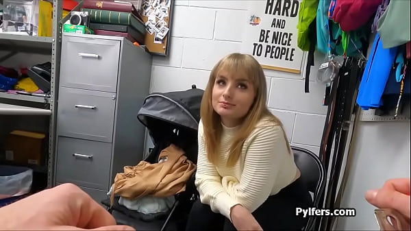 Image Hot babe busted with tons of stolen dildos