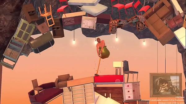 Image Getting Over It Speedrun in 3:55