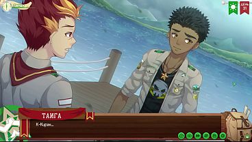 Image Game: Camp of Friends, Path 2, Episode 61 - Kiran and Taiga's Conversation (Russian voiceover)