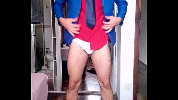Image After Work Taking Off my Suit, Socks and Shoes