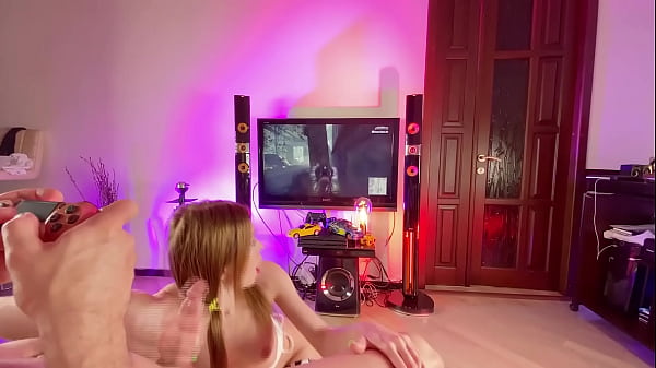 Image Had to stop playing a video game becaus slutty baby girl wanted to stretch her asshole