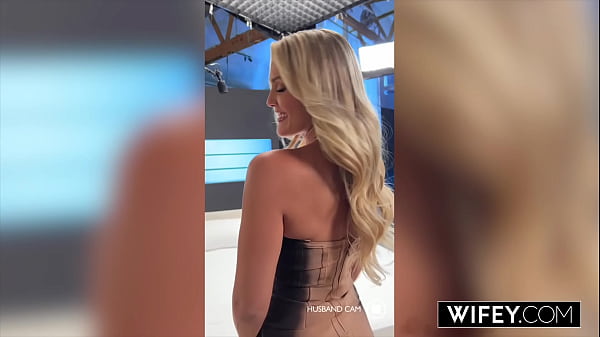 Image WIFEY Gorgeous Blonde Hotwife Savvy Suxx Rides A Huge Cock In Front Of Fiance