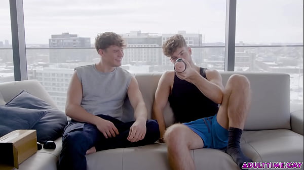 Image OMG! Two guys Oliver Marks, and Carter Collins share the same fleshlight! One fucks the ass, the other the pussy!
