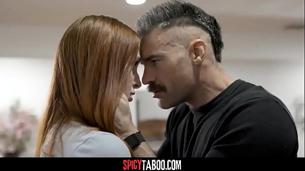 Image Hot redhead teen fucks with boyfriend's stepdad