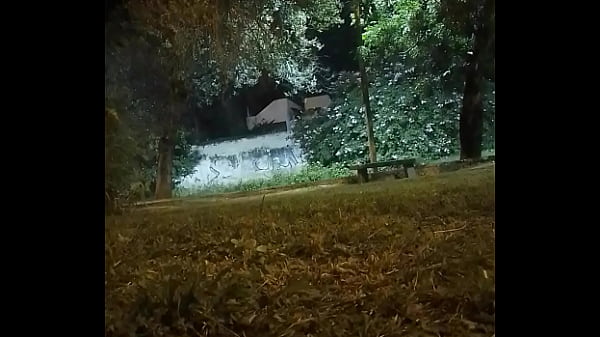 Image Marica afeminado, se desnuda por completo en plaza publica