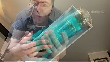 Image Huge Cum This Toy Eat My Cock First Attempt to Handle It