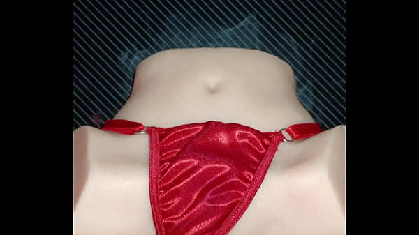 Image Sexo anal con Candy! Mientras usa una sexy tanga roja con pomp&oacute_n.