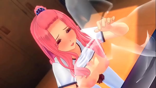 Image Pink Hair Girl Paizuri