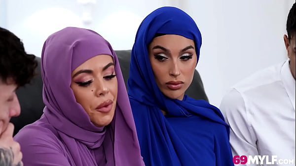Image Hijab Hot Milfs Have Pussy Shattering Affair