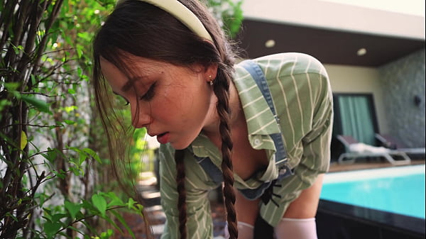 Image Sexy Gardener Gets Fucked Hard in the Garden by the Boss