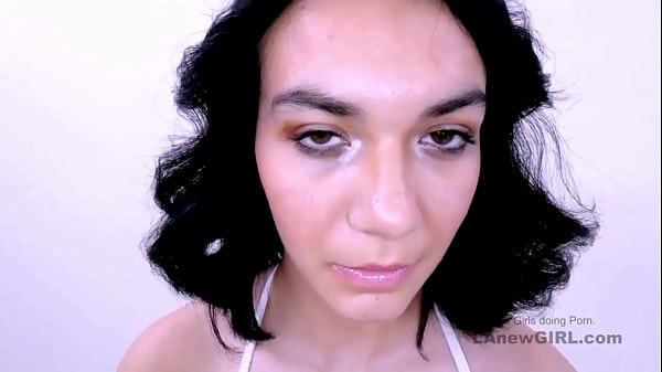 Image Shy brunette model gets fucked in a modeling audition