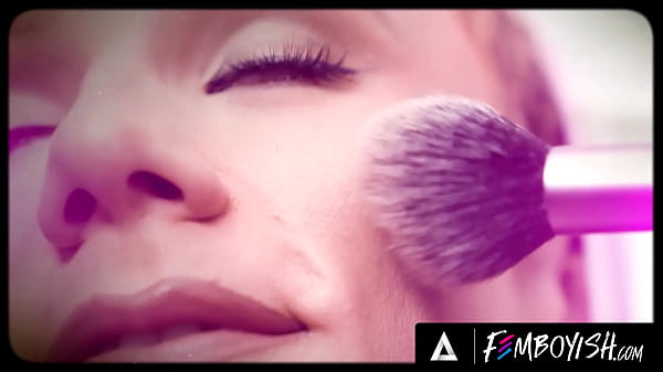 Image FEMBOYISH - Horny Pretty Fem Twinks Foxy Alex & Benny Fox Share Hunk Mateo Tomas's Huge Dick