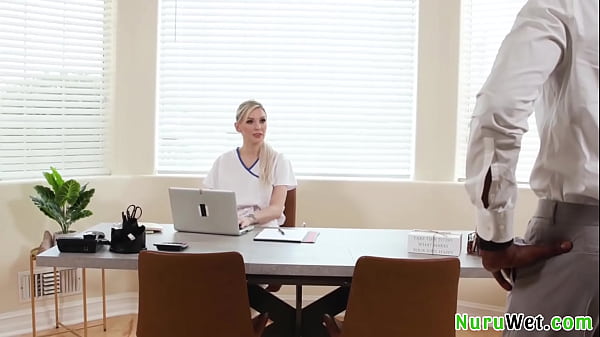 Image Amazing busty blonde milf masseuse gives sensual nuru massage to her black client - Kenzie Taylor, Isiah Maxwell