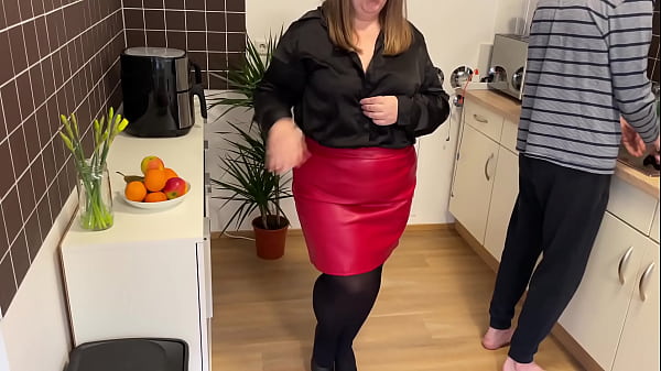 Image Horny step mother does everything to make her step son cum