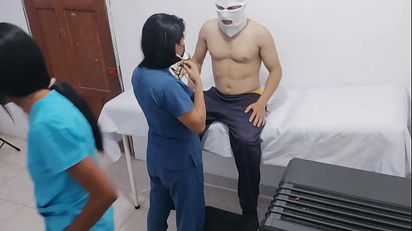 Image Slutty nurses persuade a patient to have sex in the hospital. Episode one