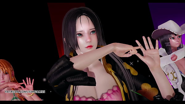 Image [MMD] Girl's Day - Expectation Hot Striptease Boa Hancock Nami Nico Robin One Piece 3D Porn Hentai Uncensored