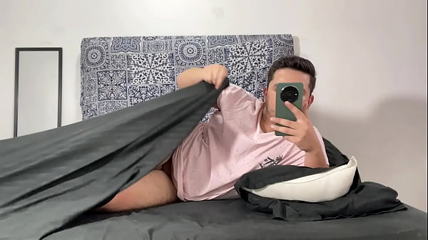 Image Stepfather wakes up horny in the morning and fucks his stepson's ass thinking she was his wife. Leaves her ass filled with a lot of semen