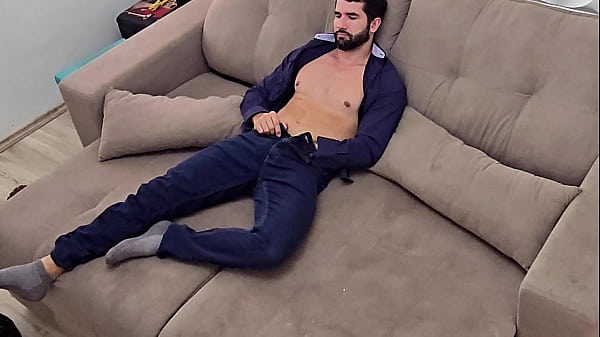 Image Coming Home From Work and Jerking off