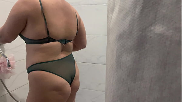 Image Spying on my stepmother in the shower with a hidden camera