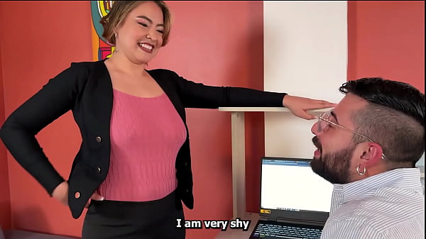 Image Busty boss loves to boss her handsome employee and they end up fucking hard