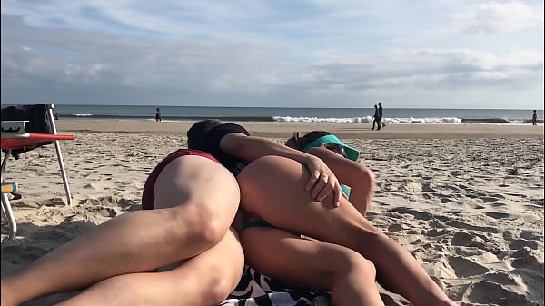Image Getting a dick in her ass in front of everyone was the last thing she expected while lying on a public beach...