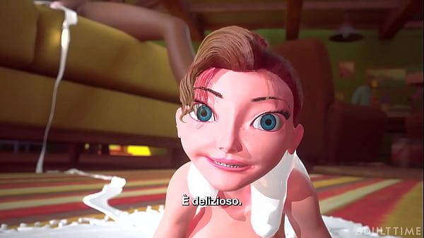Image 3DGSPOT - Tiny Trans Fucks With Giant Busty Trans! ITALIAN SUBTITLES! UNCENSORED SEX!