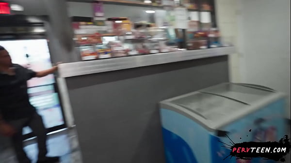 Image Sneaking Sex in a Grocery Store - PervTeen