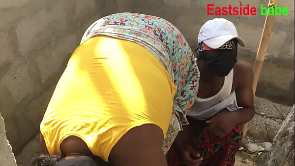 Image Ebony chubby woman insisted to fucked under the tank Stand here