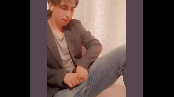 Image A cute decent handsome guy loves to walk with huge objects in his ass and cums from them without using his hands