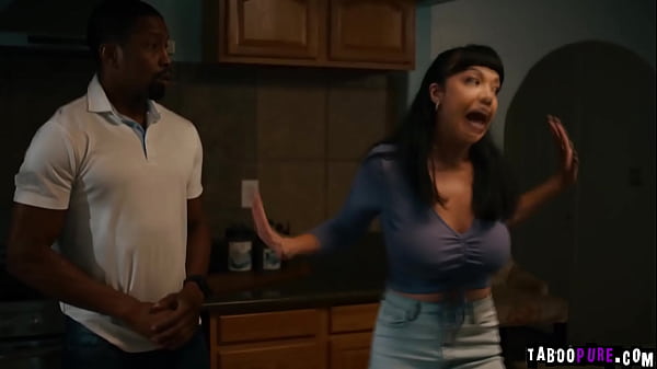 Image Happy newlyweds Little Puck and Isiah Maxwell tries to enjoy intimate fuck sesh in the house where they can feel some unseen presence