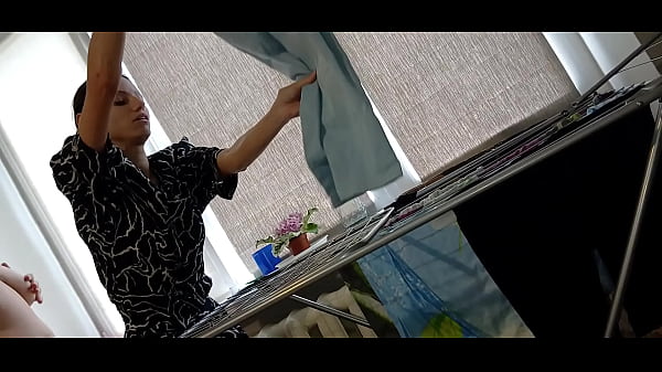 Image I caught one of my neighbors hanging out her laundry while another neighbor was fucking her with a strapon