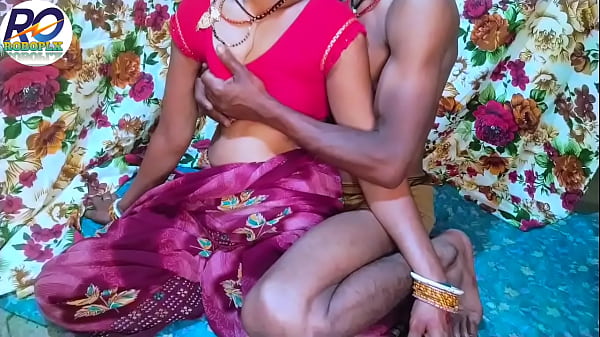 Image Desi Bhabhi looks so cool and having sex with brother-in-law in red saree, Hindi audio, Claire Vais