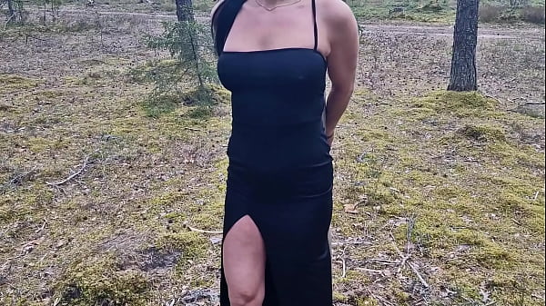 Image Handcuffed Milf On The Tree In Public Forest And Fucking Her Good