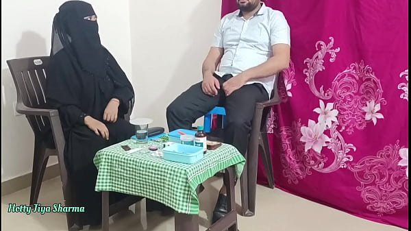 Image Muslim women fucked by the doctor in front of her husband because she could not get pregnant (Threesome Sex)