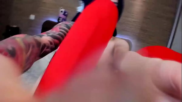 Image She Fucks herself with a Huge Dildo