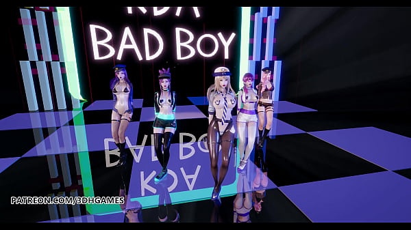 Image [MMD] RedVelvet - Bad Boy Kpop Striptease League of Legends Uncensored Hentai