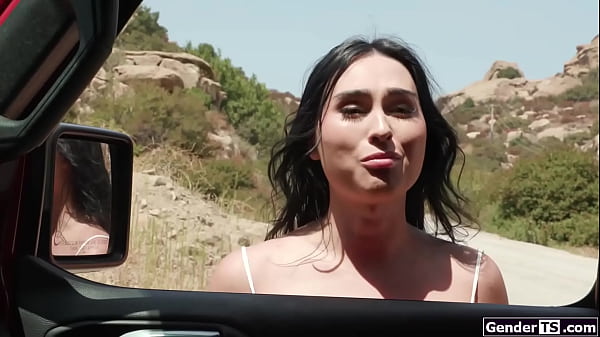 Image When tgirl Ember Fiera shows dick it always gets her a ride