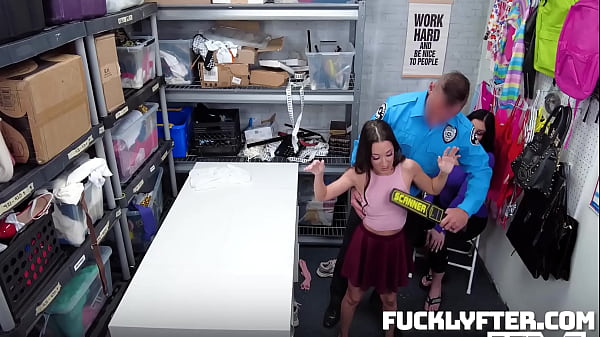 Image Shoplifting Teen Freya and Stepmom Ivy Fuck Their Way Out of Trouble!