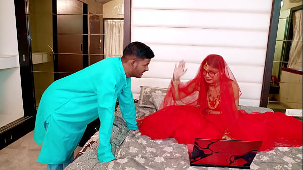 Image Indian hot lady first suhagrat night with her new husband