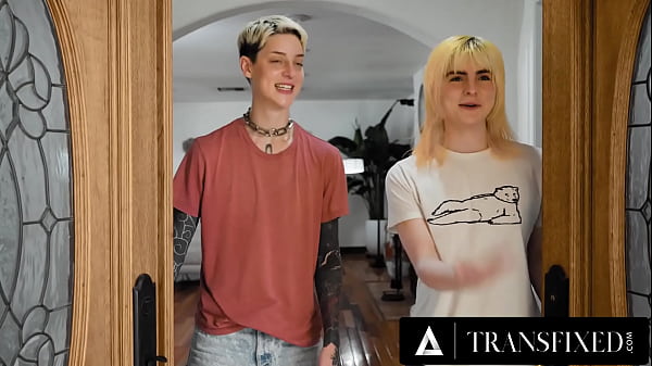 Image TRANSFIXED - Horny Roommates Jean Hollywood & Cam Damage Compete For Kenzie Anne's Pussy