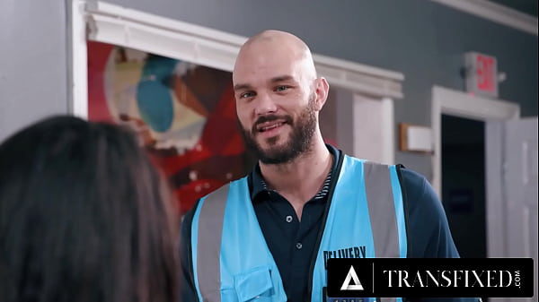 Image TRANSFIXED - Hung Delivery Guy Cliff Jensen Assfucks Hot Babe Kasey Kei! OPEN MOUTH FACIAL