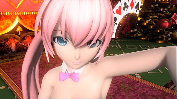 Image Megurine Luka Blackjack Project diva Nude mod Bunny costume