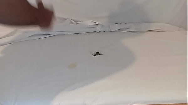 Image I fuck the hole in the mattress with a condom and ejaculate sperm into it and empty the sperm from the condom into the hole in the mattress
