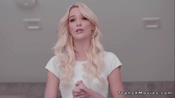Image Trans cupid testing lesbian couple and fucking in threesome