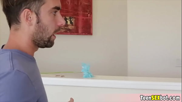 Image Cute blonde teen Charli Acacia gets creamed and hammered by her best friend