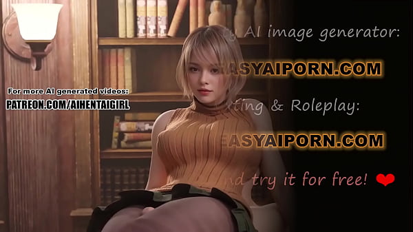 Image Resident Evil Ashley Graham cosplay Thighjob and Cumshot | Uncensored Hentai AI generated