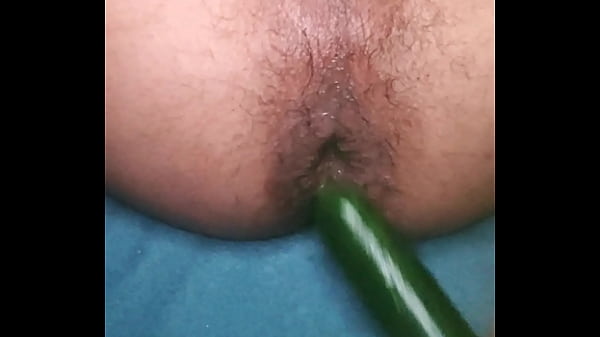 Image Anal lover gets fuck with a cucumber