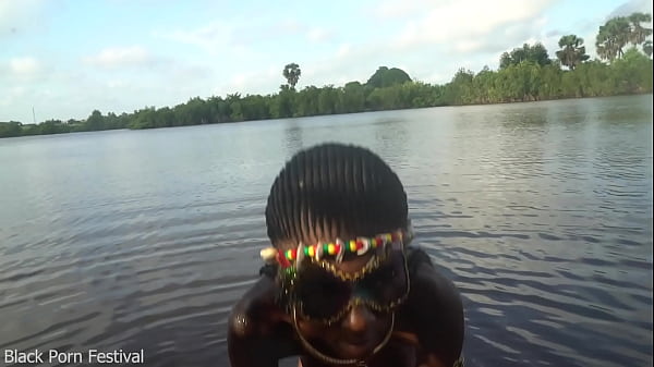 Image Hot skinny Africn villge girl walking naked in her villaage probably looking for some dick