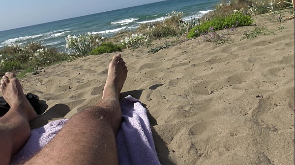 Image A horny muslim cuckold wife has sex on the beach with a stranger in France