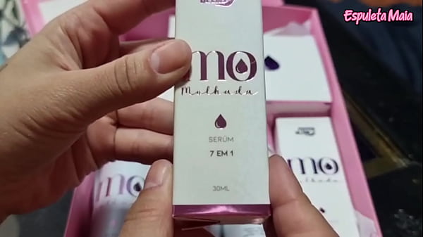 Image Influencer testing erotic products - Pepper Blend official - Wet line - body oil and others -ASMR